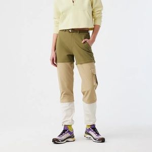 Outdoor Voices RecTrek Zip-Off Cargo Pant in Kelp/Khaki/Bone